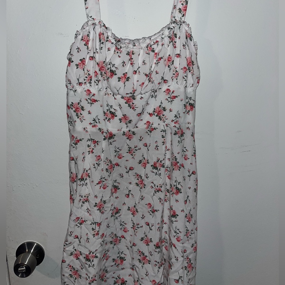 Flowy floral dress